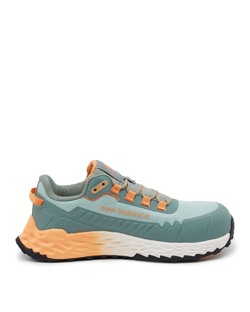 Womens Cremorne Safety Shoe - Aqua/Pumpkin - Image 4