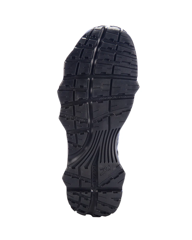 Octane Lace Up Safety Boot with Zip - Black - Image 6