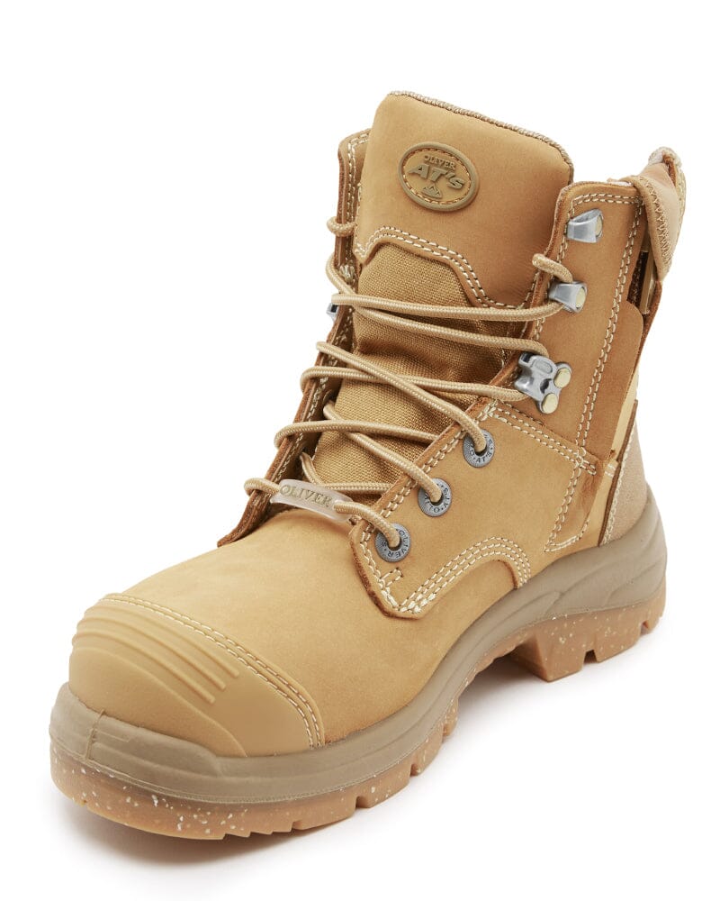 Womens AT 59-432Z Zip Side Boot - Wheat
