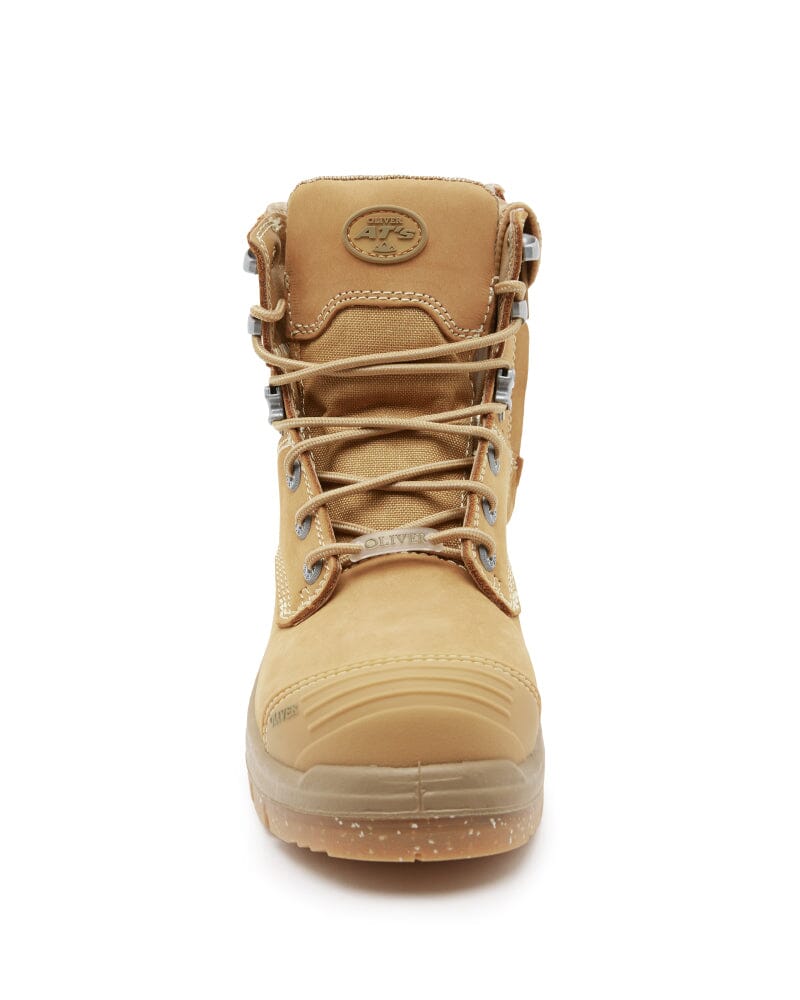 Womens AT 59-432Z Zip Side Boot - Wheat - Image 5