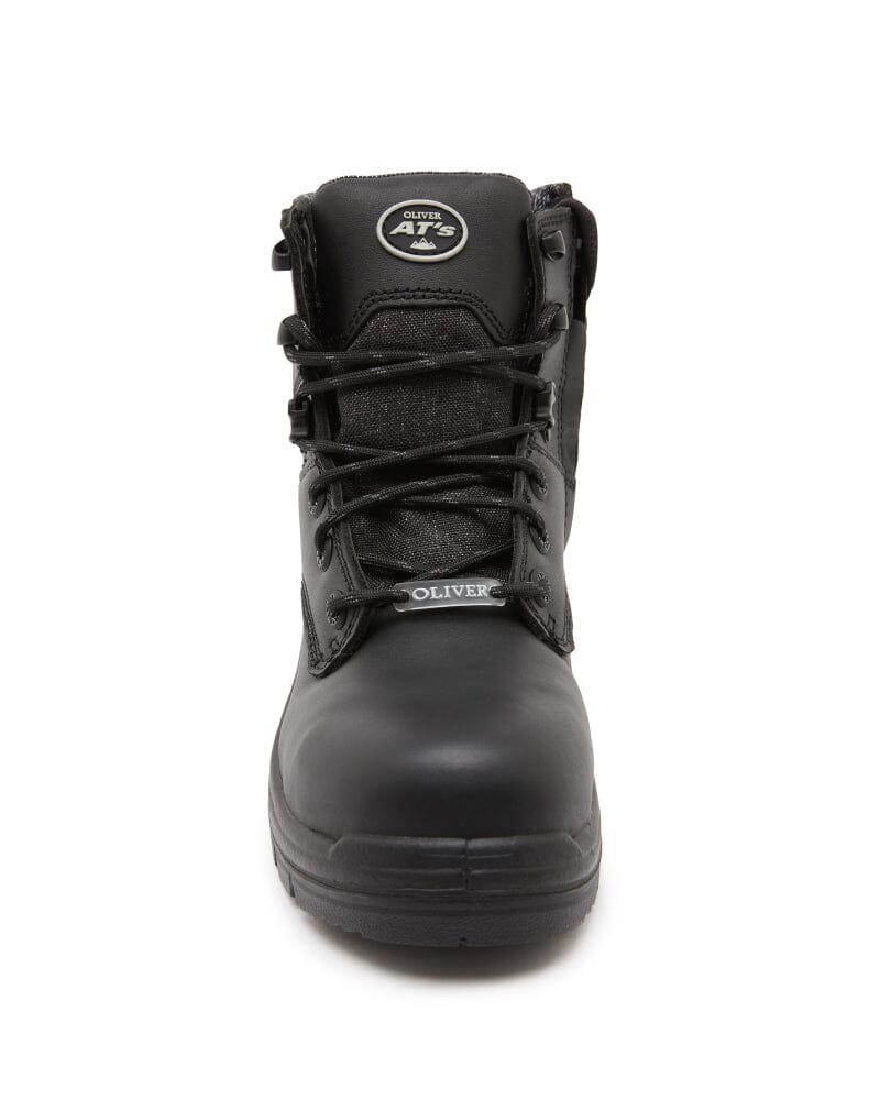 Womens AT 59-446Z Zip Side Boot - Black - Image 5