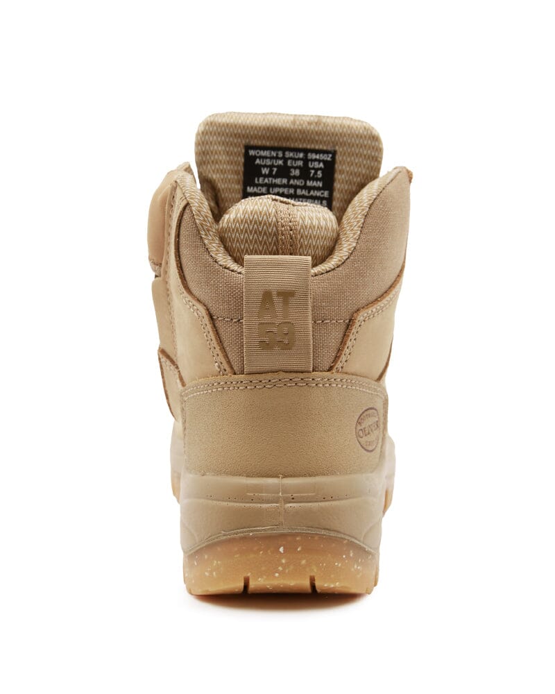 Womens AT 59-450Z Zip Side Boot - Stone - Image 3