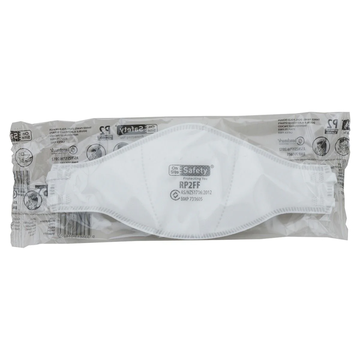 P2 Ultimate Fit Respirator No Valve 20 Pack - White - Image 3