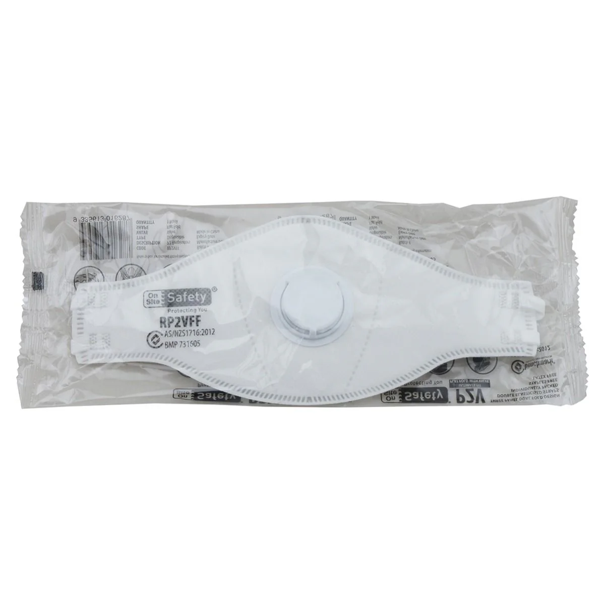 P2 Ultimate Fit Respirator With Valve 10 Pack- White - Image 3