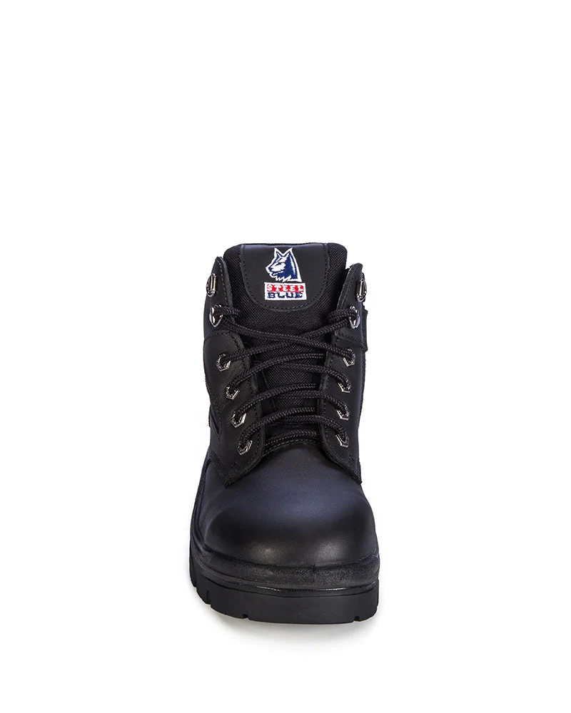 Ladies Parkes Zip Side Safety Boot - Black - Image 5