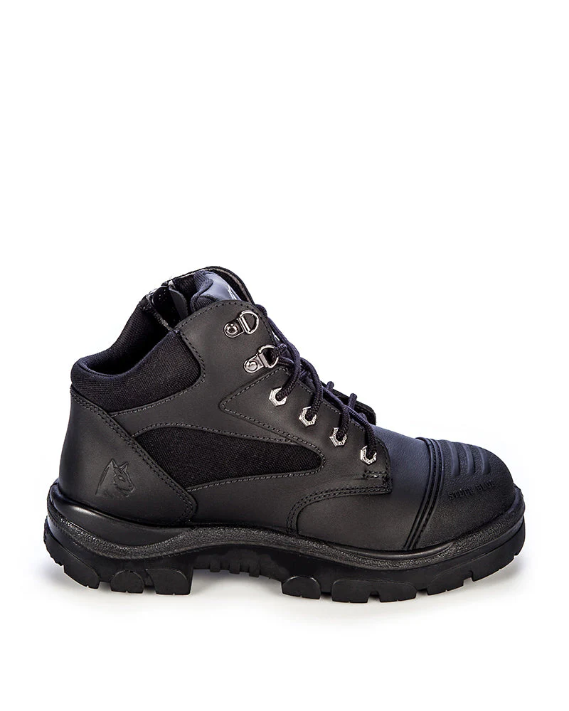 Parkes Zip Scuff Cap Safety Boot - Black - Image 4