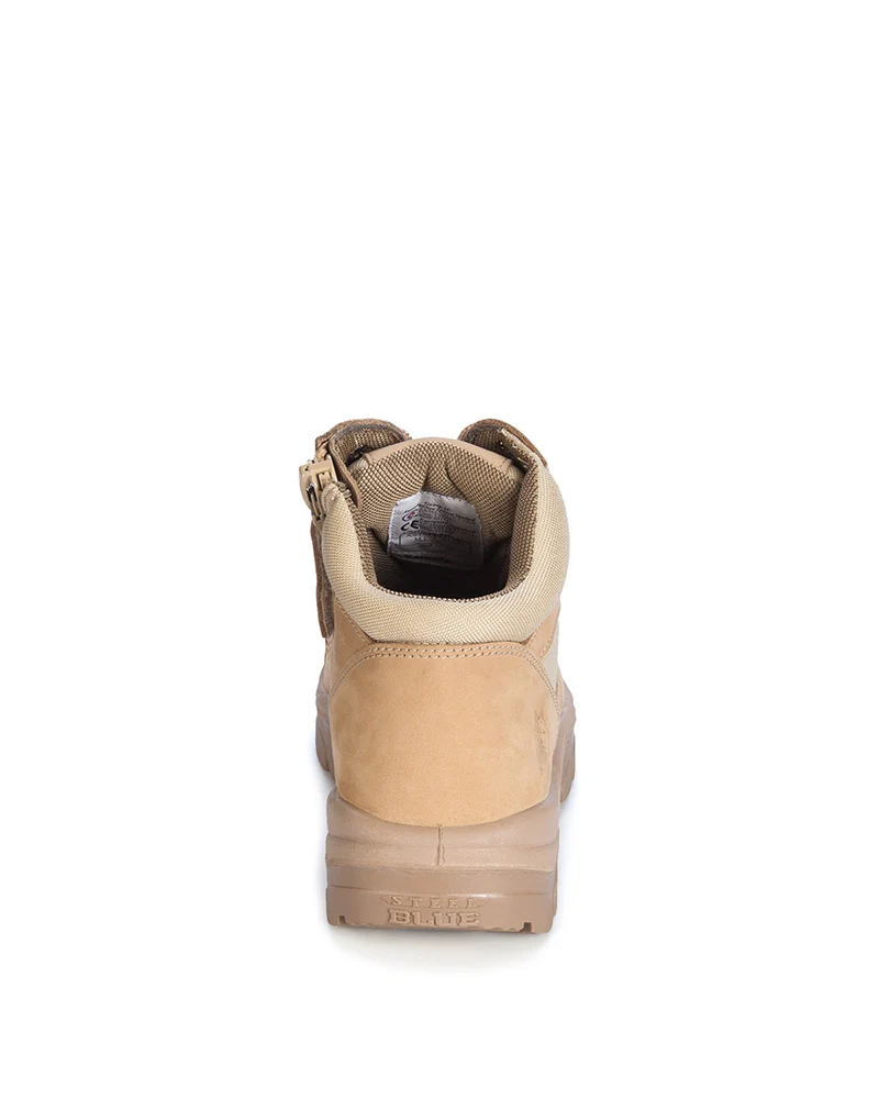 Parkes Zip Scuff Cap Safety Boot - Sand - Image 3