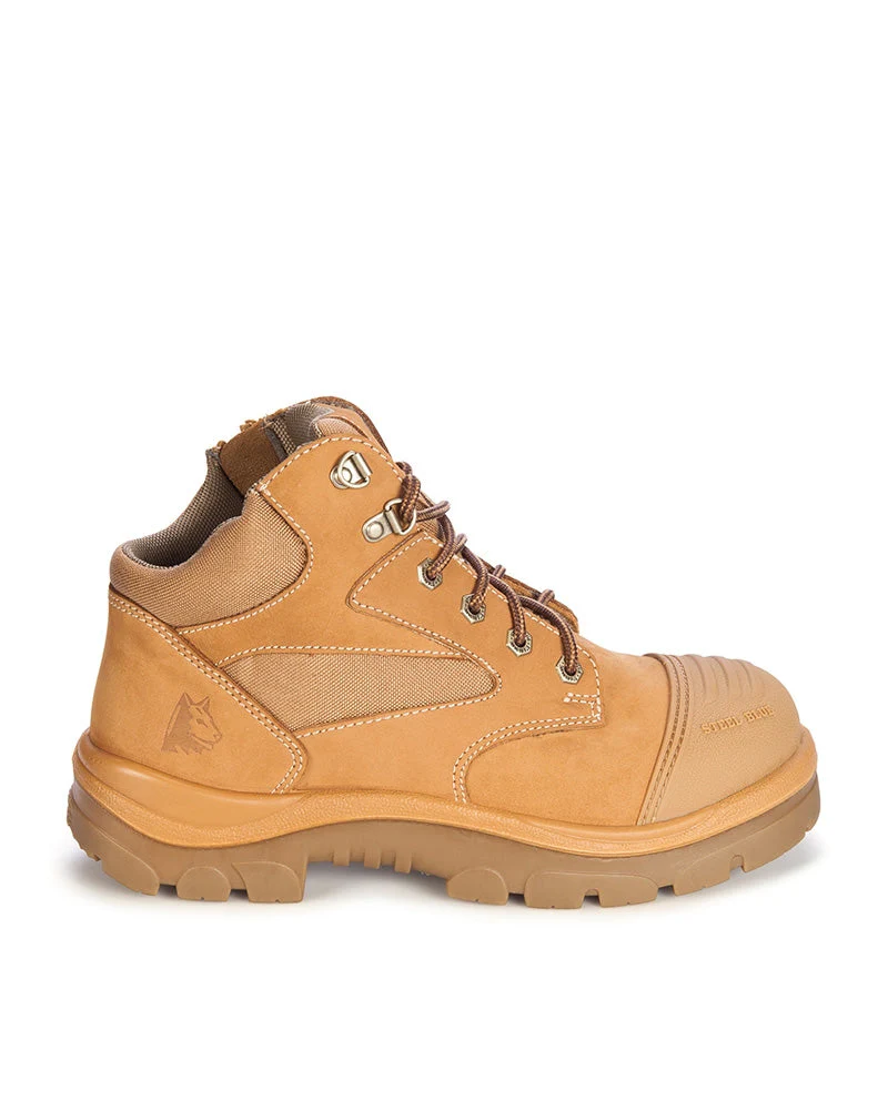 Parkes Zip Scuff Cap Safety Boot - Wheat - Image 4