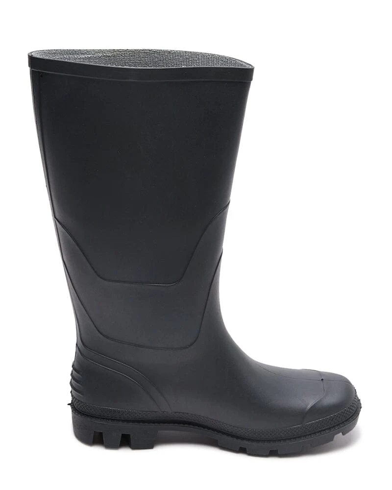 PVC Gumboot - Black - Image 4