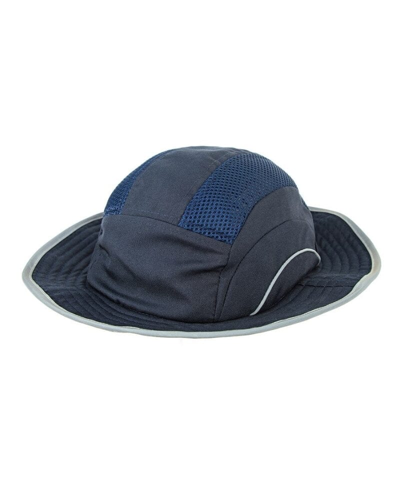 Bump Cap Wide Brim - Navy - Image 2