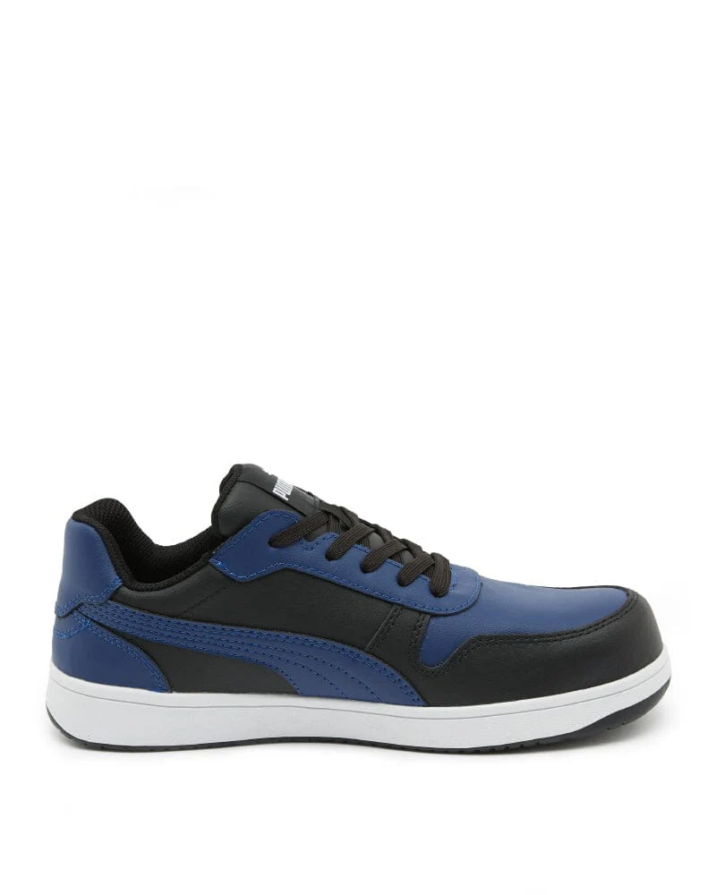 Frontcourt Low Heritage Safety Shoe - Black/Blue - Image 4