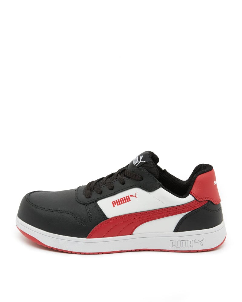 Frontcourt Low Heritage Safety Shoe - Black/Red - Image 2