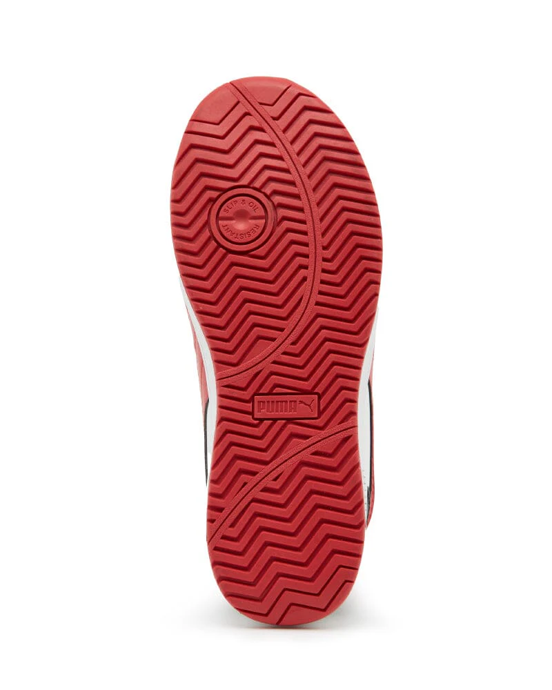 Frontcourt Low Heritage Safety Shoe - Black/Red - Image 6