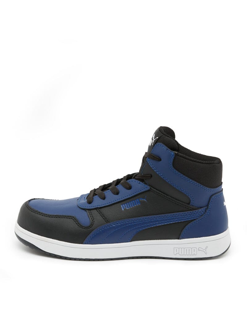Frontcourt Mid Heritage Safety Shoe - Black/Blue - Image 2