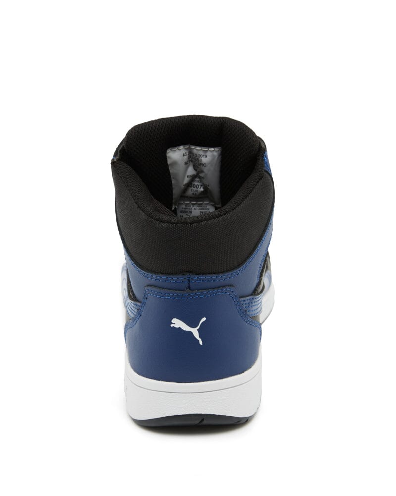 Frontcourt Mid Heritage Safety Shoe - Black/Blue - Image 3
