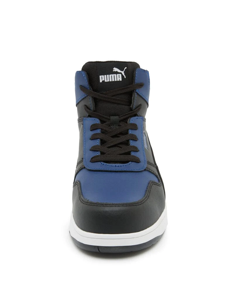 Frontcourt Mid Heritage Safety Shoe - Black/Blue - Image 5