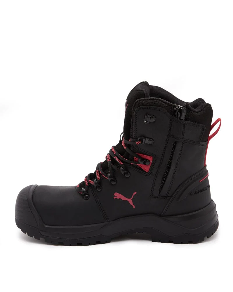 Iron Heavy Duty High Cut Safety Boot - Black - Image 2