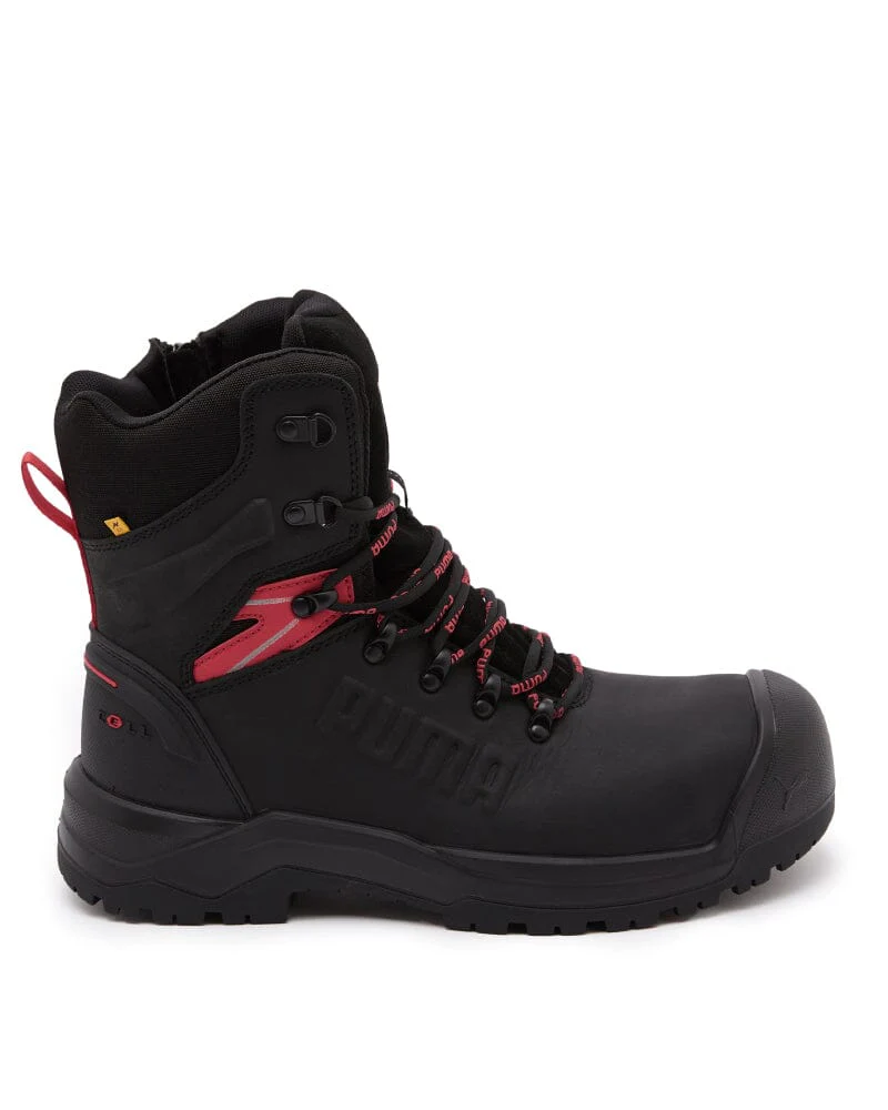 Iron Heavy Duty High Cut Safety Boot - Black - Image 4