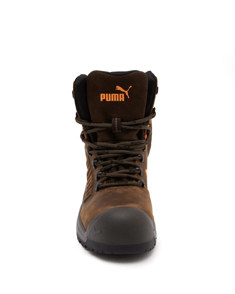 Iron Heavy Duty High Cut Safety Boot - Brown - Image 5