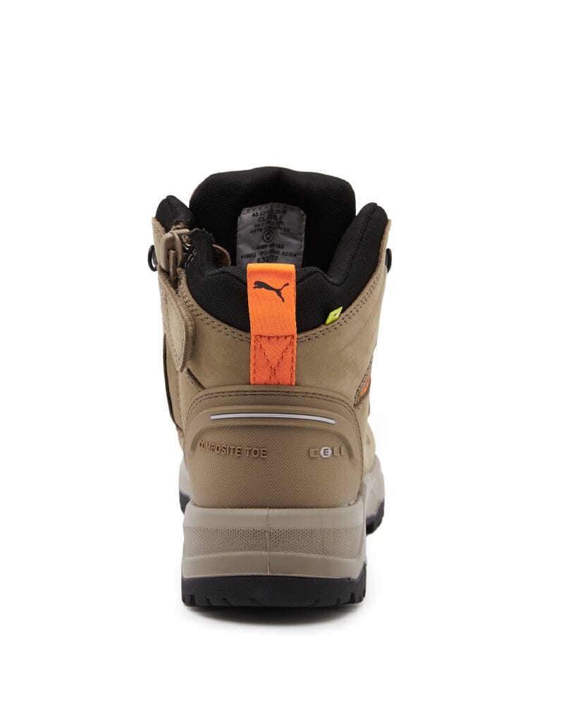 Iron Heavy Duty Mid Cut Safety Boot - Stone - Image 3
