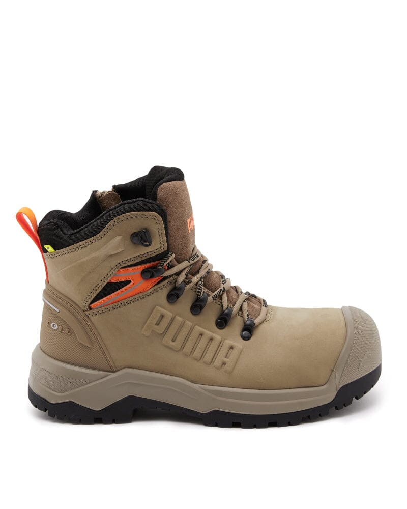 Iron Heavy Duty Mid Cut Safety Boot - Stone - Image 4