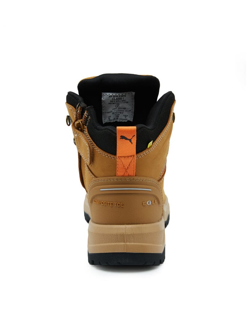 Iron Heavy Duty Mid Cut Safety Boot - Wheat - Image 3