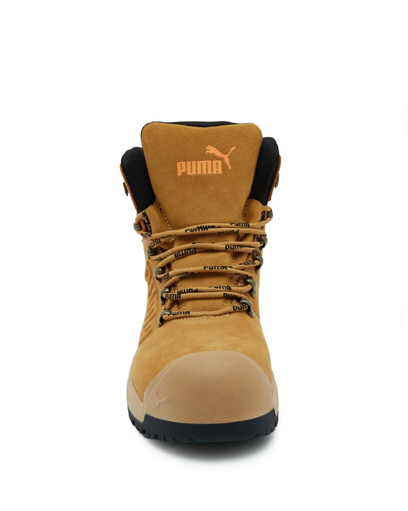Iron Heavy Duty Mid Cut Safety Boot - Wheat - Image 5