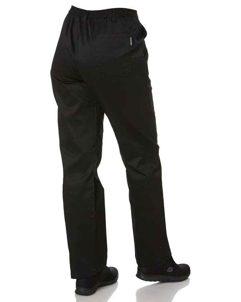 Rachel Ladies Chefs Trousers - Black - Image 5