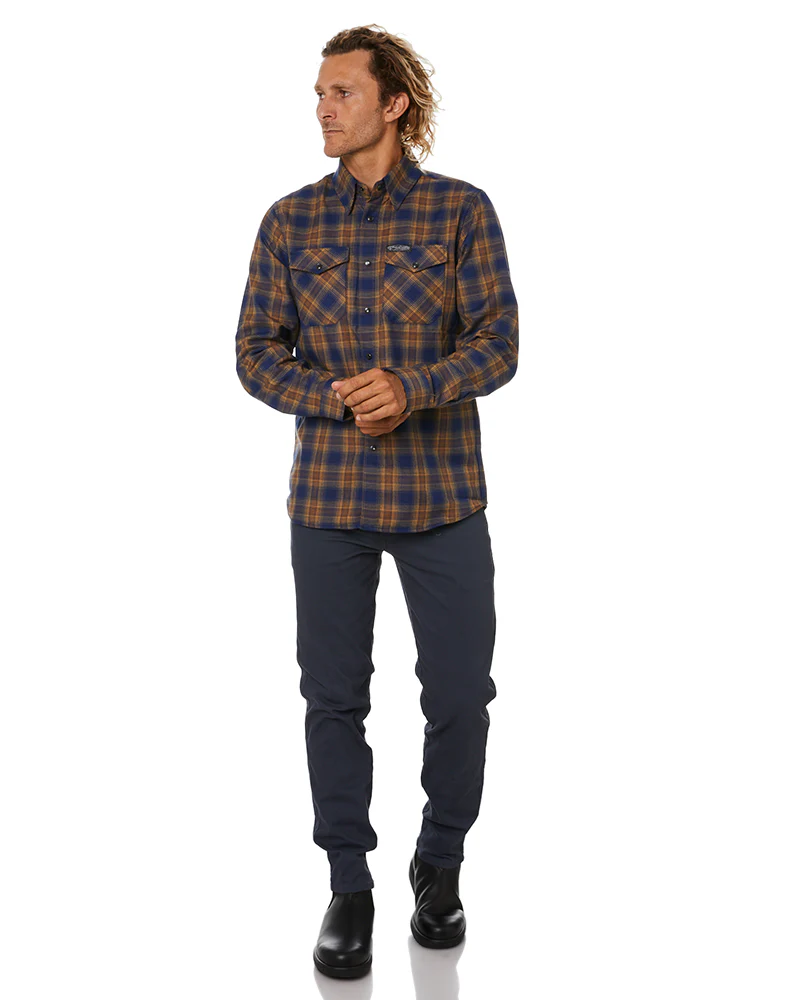 Cotton Stretch Jeans - Gunmetal Blue - Image 2