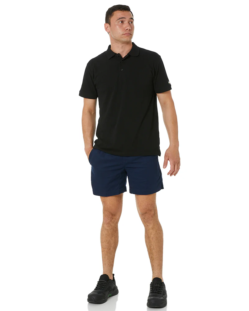 Light Weight Elastic Waist Utility Short - Navy - Image 2