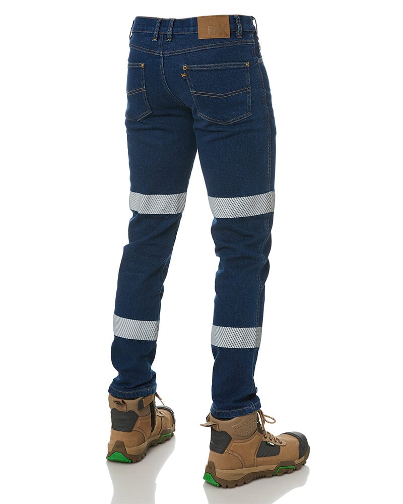 Tradies RMX Flexible Stretch Jeans with Tape Value Pack - Denim - Image 4