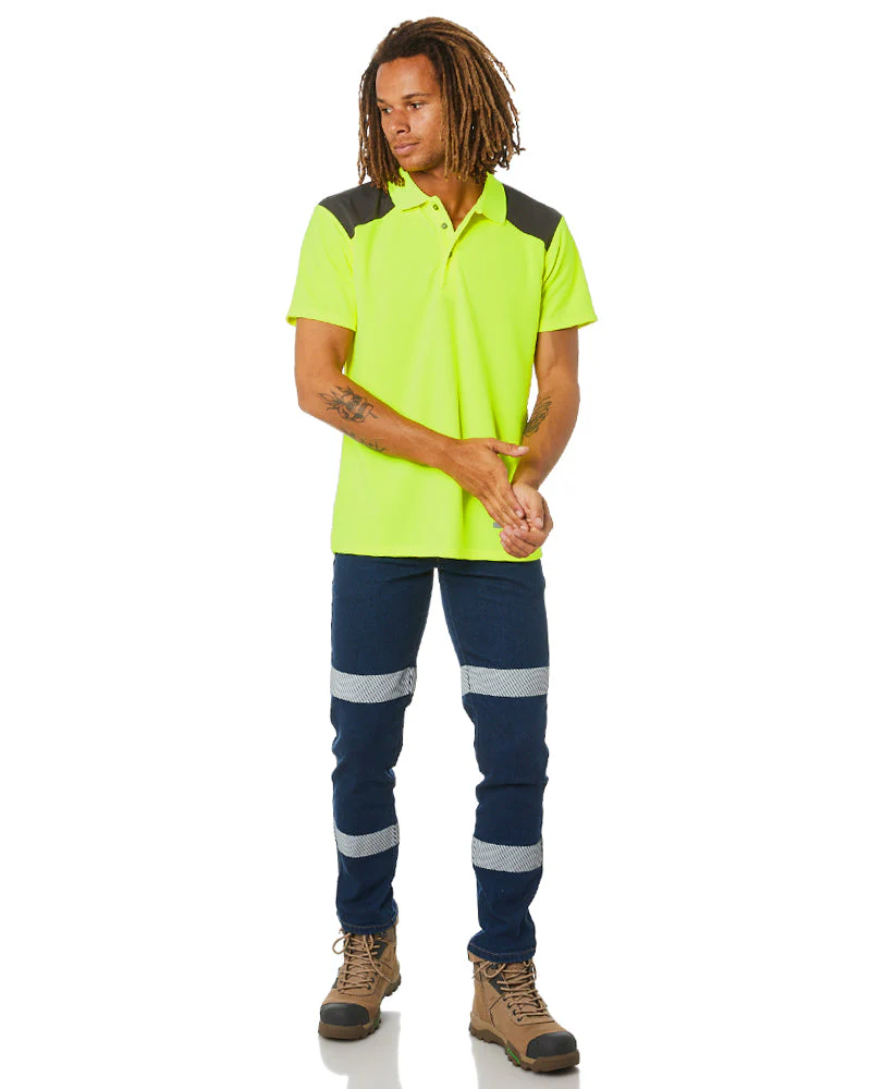 RMX Flexible Stretch Jeans with Tape - Denim - Image 2