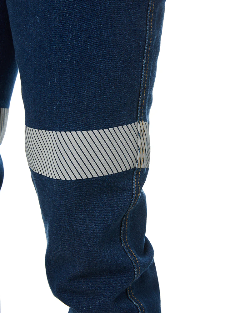 RMX Flexible Stretch Jeans with Tape - Denim - Image 6