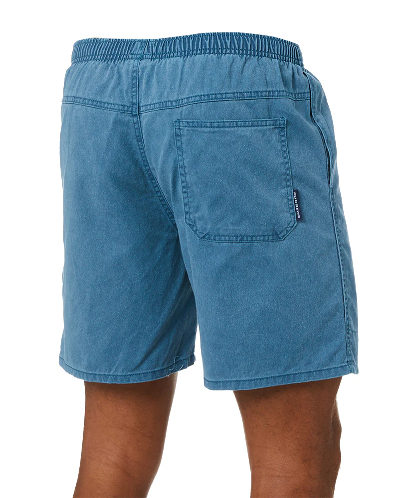 Ruggers Pigment Dyed Elastic Waist Short - Morrocan Blue - Image 5