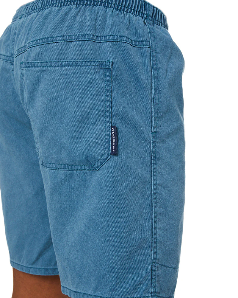 Ruggers Pigment Dyed Elastic Waist Short - Morrocan Blue - Image 6