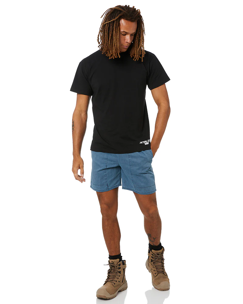 Ruggers Pigment Dyed Elastic Waist Short - Navy - Image 2