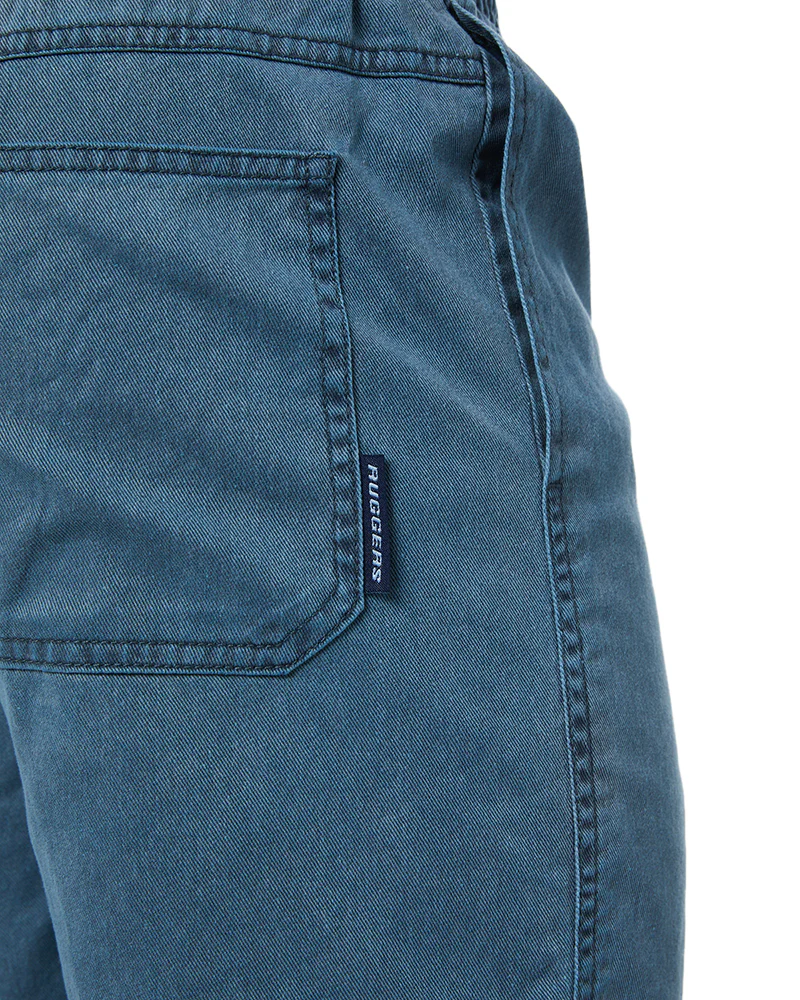Ruggers Pigment Dyed Elastic Waist Short - Navy - Image 6