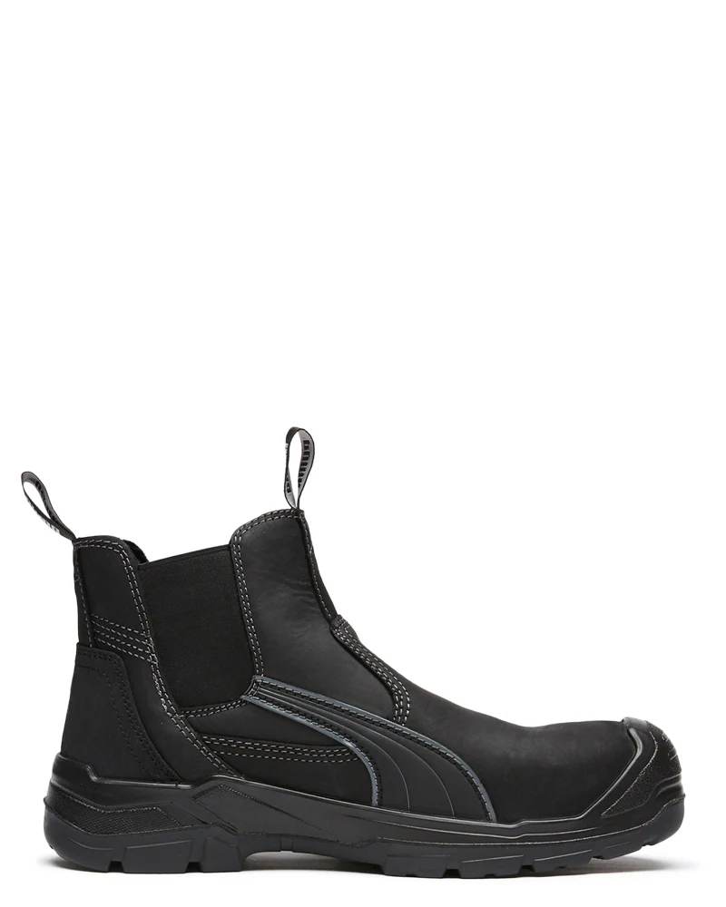 Tanami Scuff Cap Elastic Sided Boot - Black - Image 4