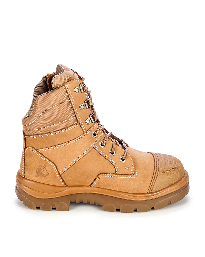 Southern Cross Zip Side Safety Boot - Wheat - Image 4