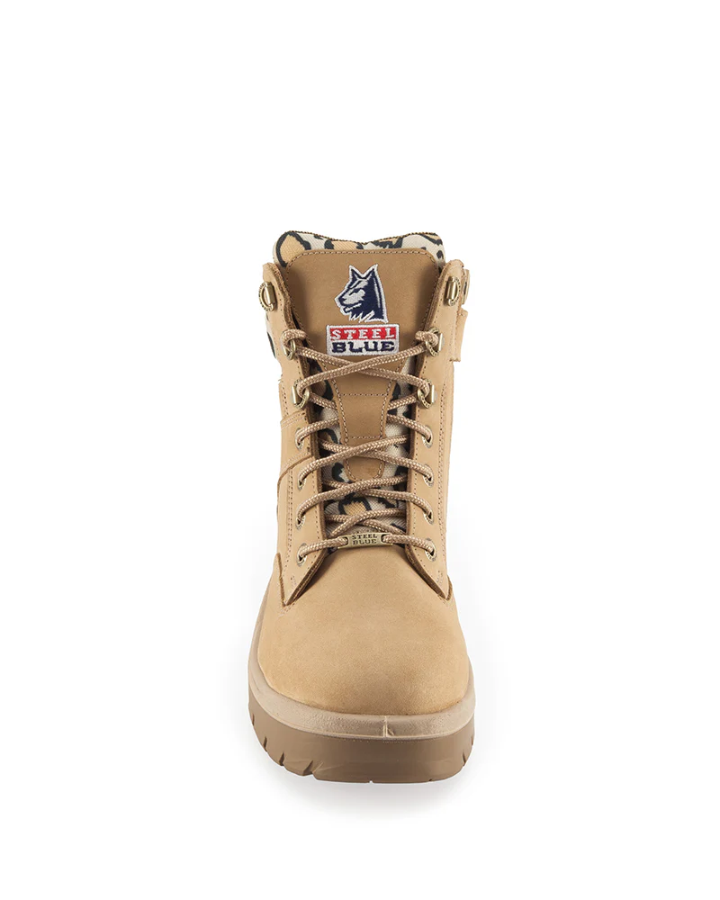 Ladies Southern Cross Lace Up Ankle Boot with Zip - Jungle - Image 4