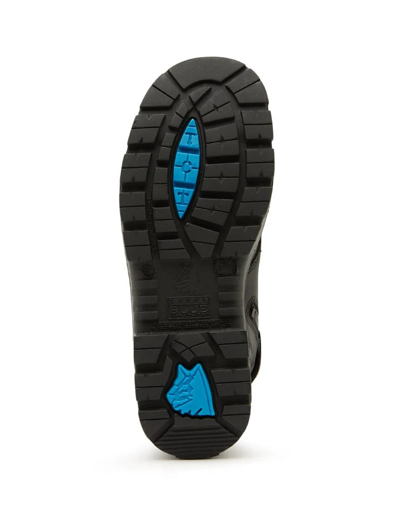 Argyle Zip Scuff Cap Waterproof Safety Boot - Black - Image 6