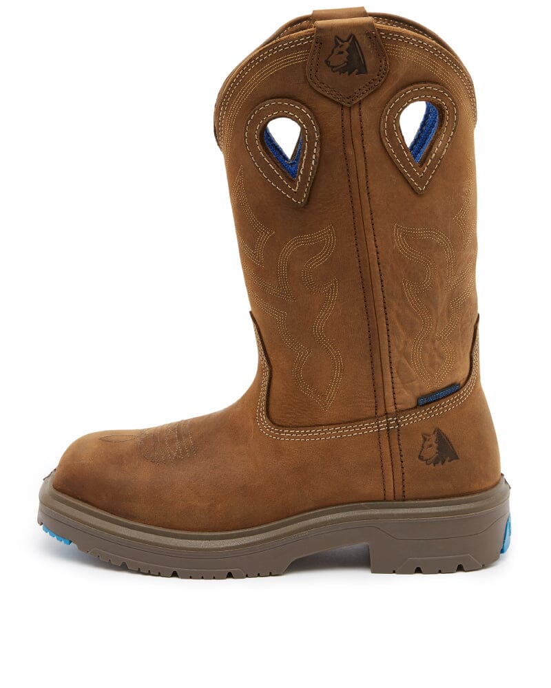 Blue Heeler Square Toe Safety Boot - Distressed Brown - Image 3