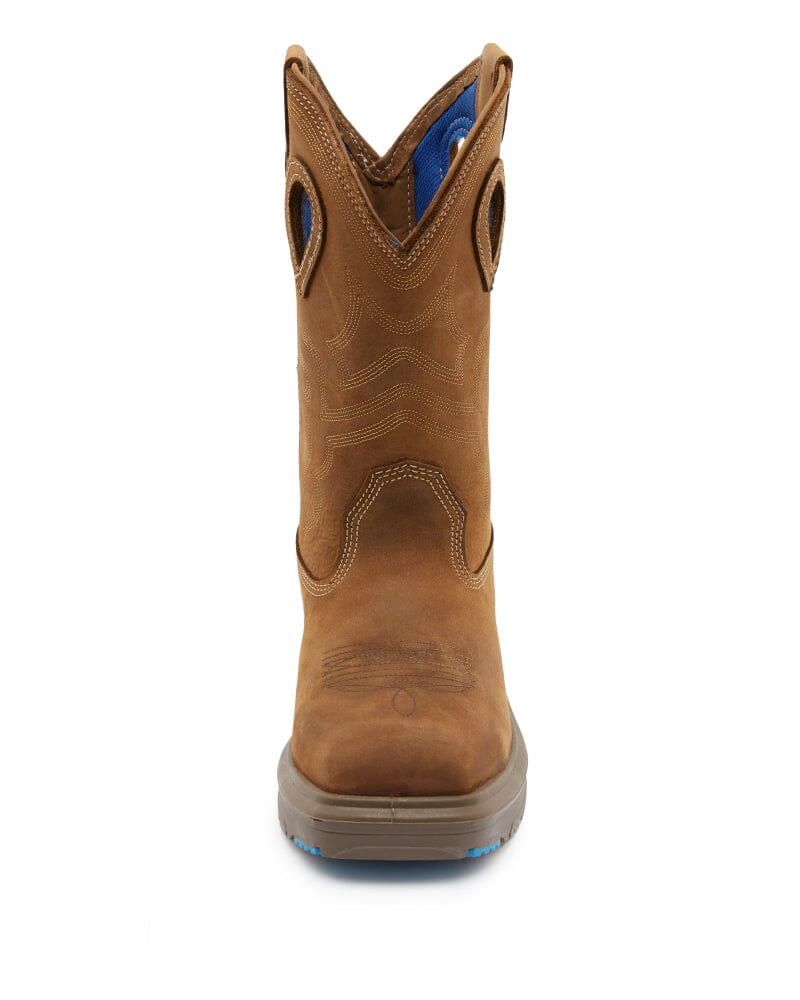 Blue Heeler Square Toe Safety Boot - Distressed Brown - Image 6