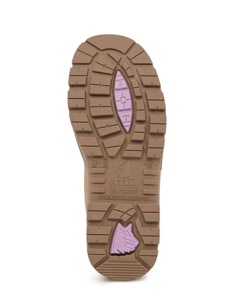 Ladies Hobart Scuff Safety Boot - Sand - Image 6