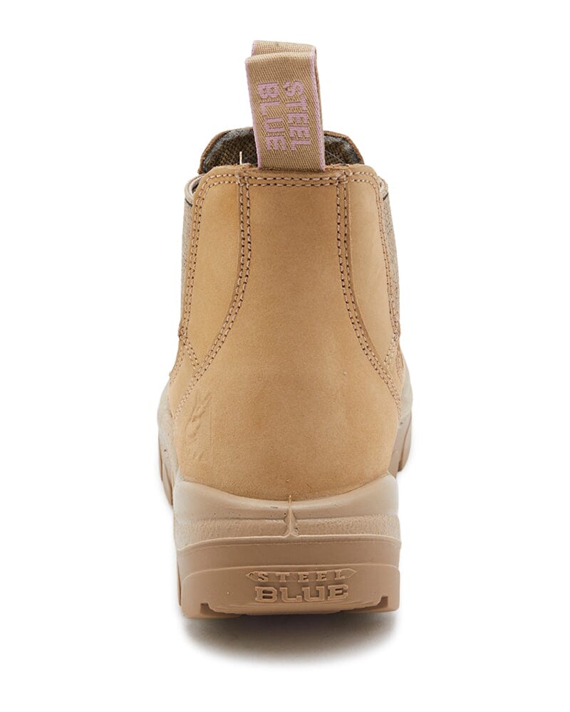 Ladies Hobart Soft Toe Elastic Sided Boot - Sand - Image 3