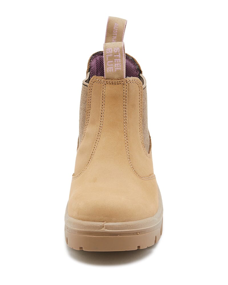 Ladies Hobart Soft Toe Elastic Sided Boot - Sand - Image 5