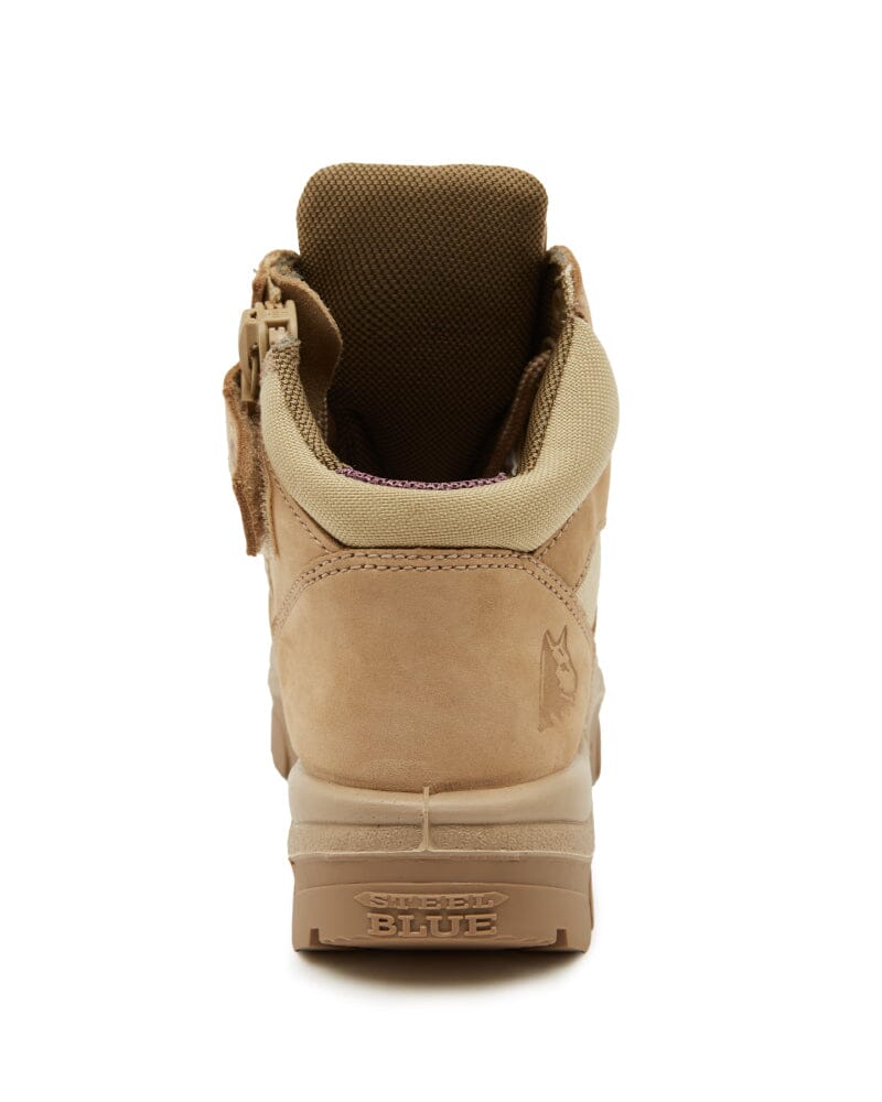 Ladies Parkes Zip Side Composite Safety Boot - Sand - Image 3