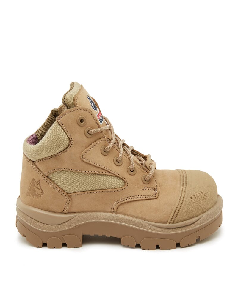 Ladies Parkes Zip Side Composite Safety Boot - Sand - Image 4