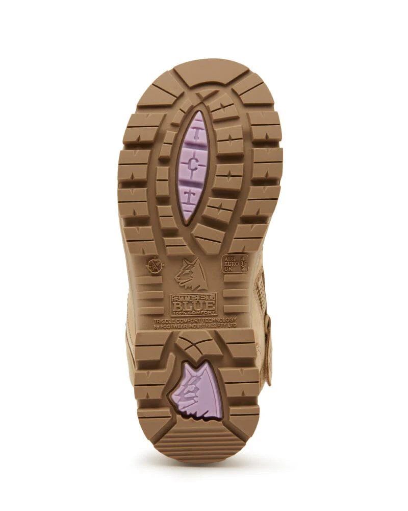 Ladies Parkes Zip Side Composite Safety Boot - Sand - Image 6