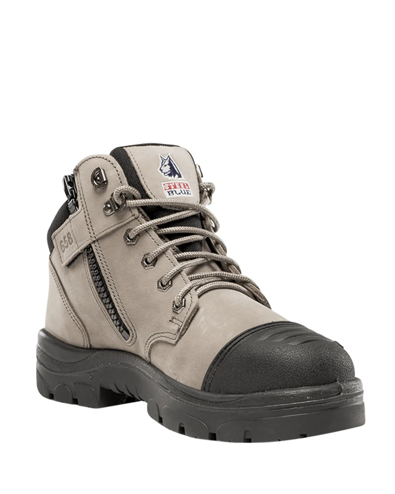 Parkes Zip Scuff Cap Safety Boot - Slate - Image 2